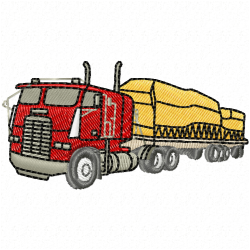 Truck Embroidery Design 2 Truck Embroidery Design 2